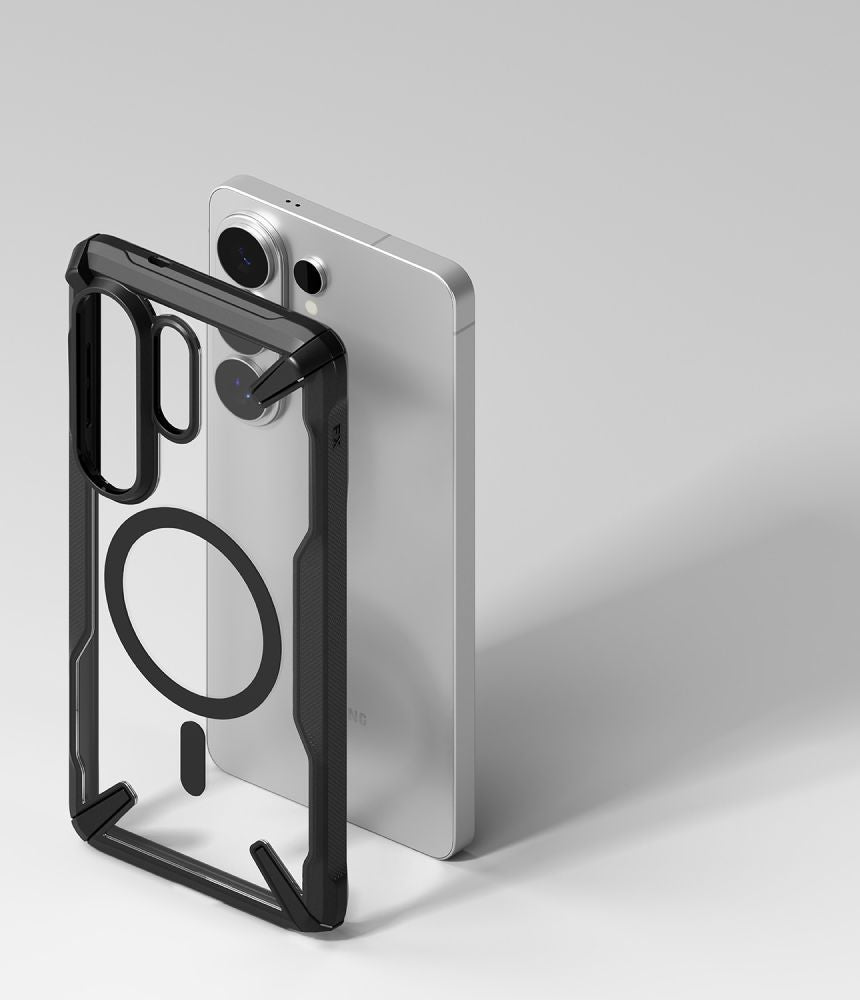 Ringke Fusion X Magnetisk MagSafe Case til Samsung Galaxy S26 Ultra - Klar sort