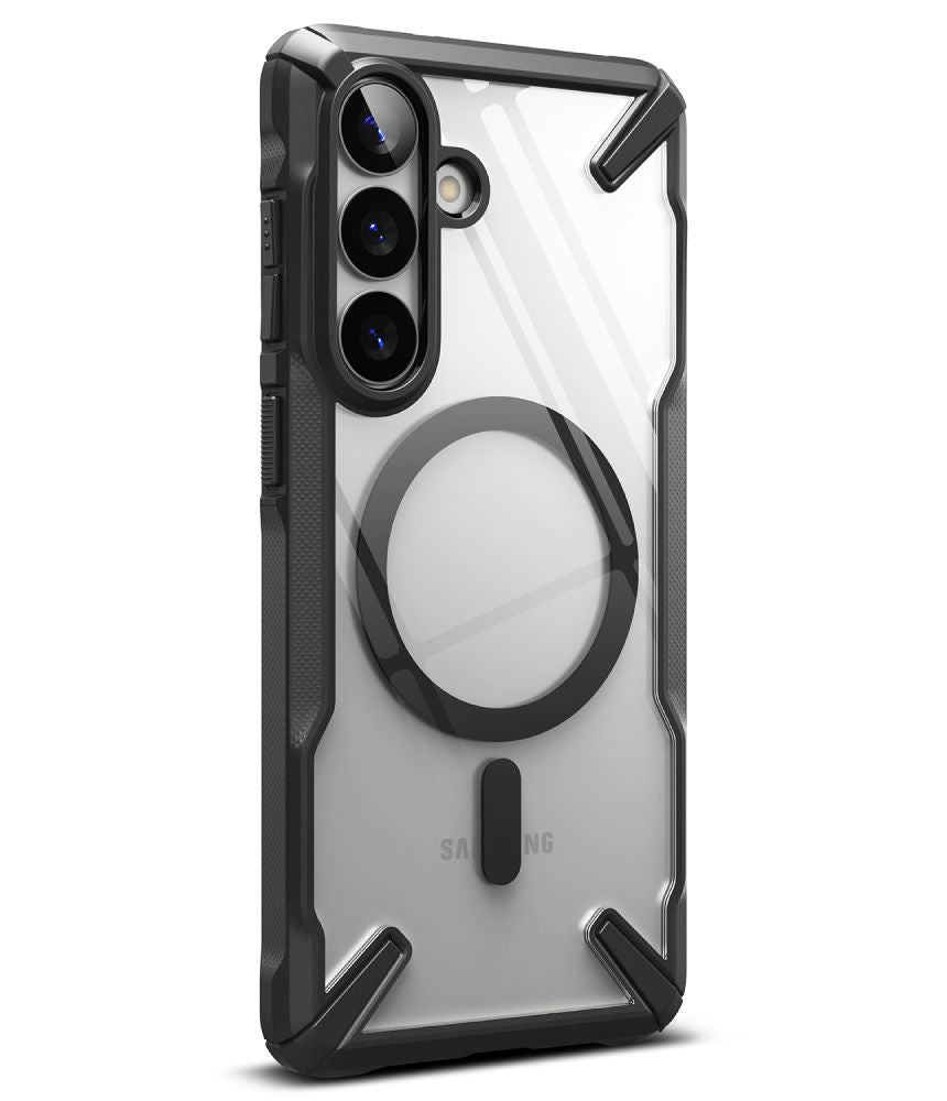 Ringke Fusion X Magnetisk MagSafe Case til Samsung Galaxy S26+ - Clear Black