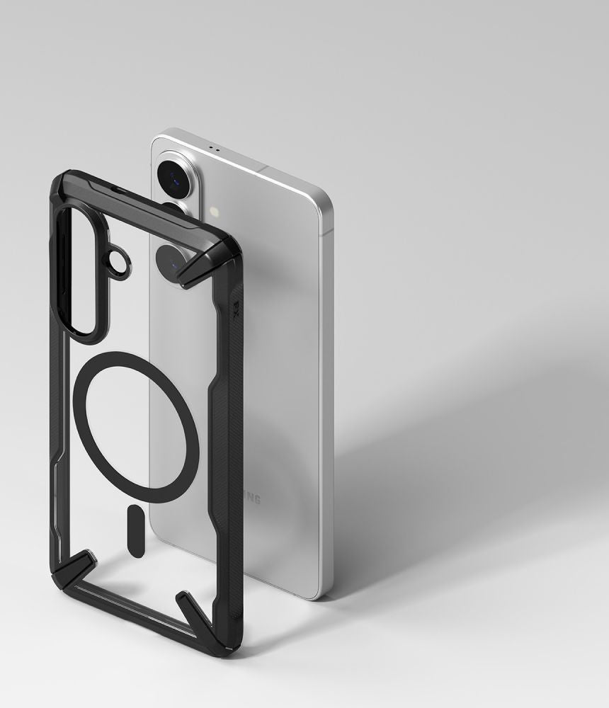 Ringke Fusion X Magnetisk MagSafe Case til Samsung Galaxy S26+ - Clear Black