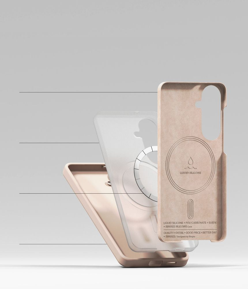 Ringke Silicone MagSafe Case til Samsung Galaxy S26 - Pink