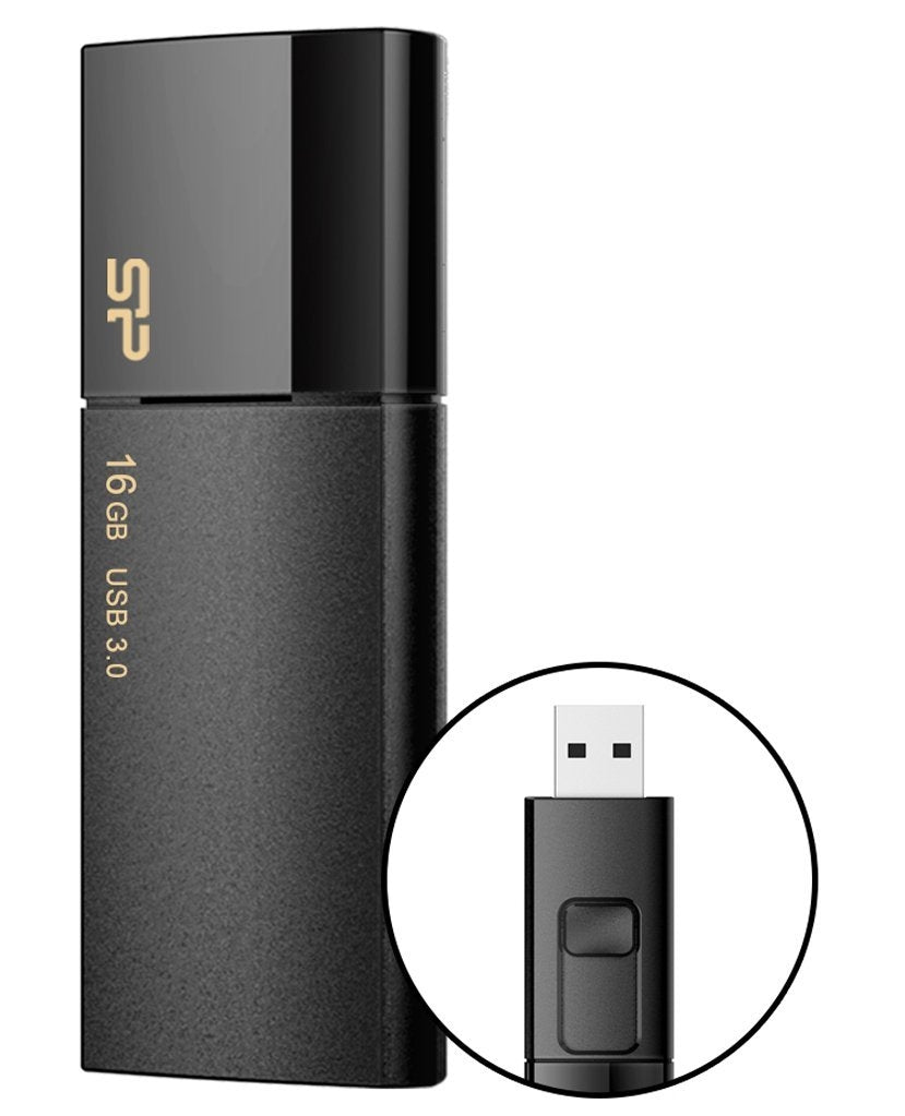 Silicon Power Blaze B05 USB-nøgle 16 GB USB Type-A 3.2 Gen 1 (3.1 Gen 1) Sort