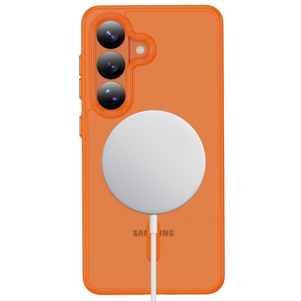 Tech-Protect Magmat MagSafe Case til Samsung Galaxy S26 - Orange Matte
