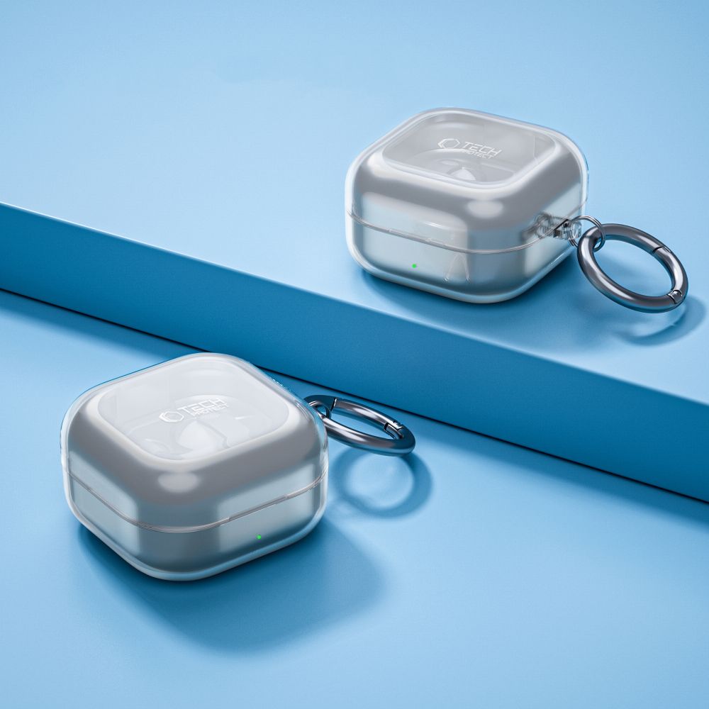 Tech-Protect FlexAir Case til Samsung Galaxy Buds 4 / Buds 4 Pro - gennemsigtigt