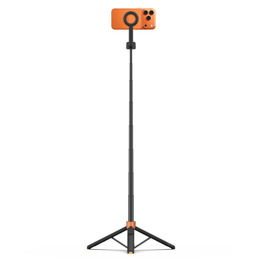 Tech-Protect L10S Bluetooth Selfie Stick Tripod - sort og orange