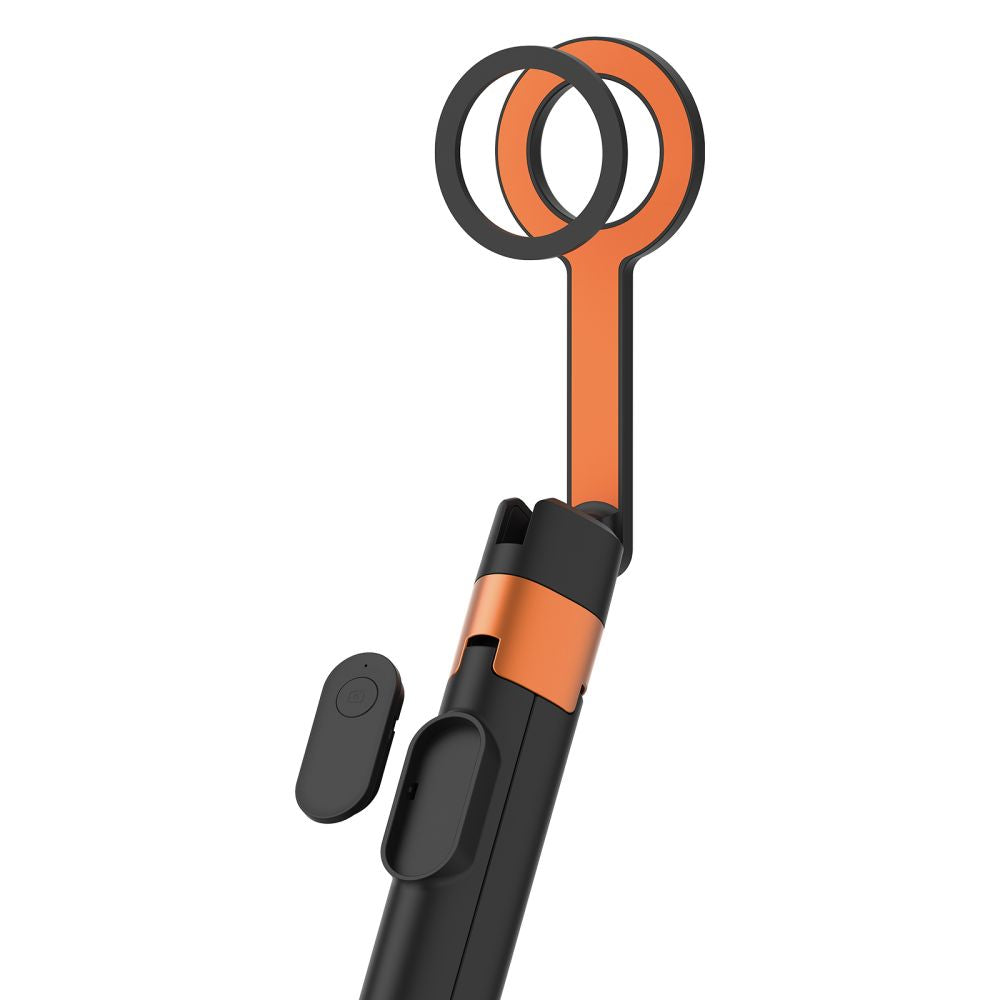 Tech-Protect L10S Bluetooth Selfie Stick Tripod - sort og orange