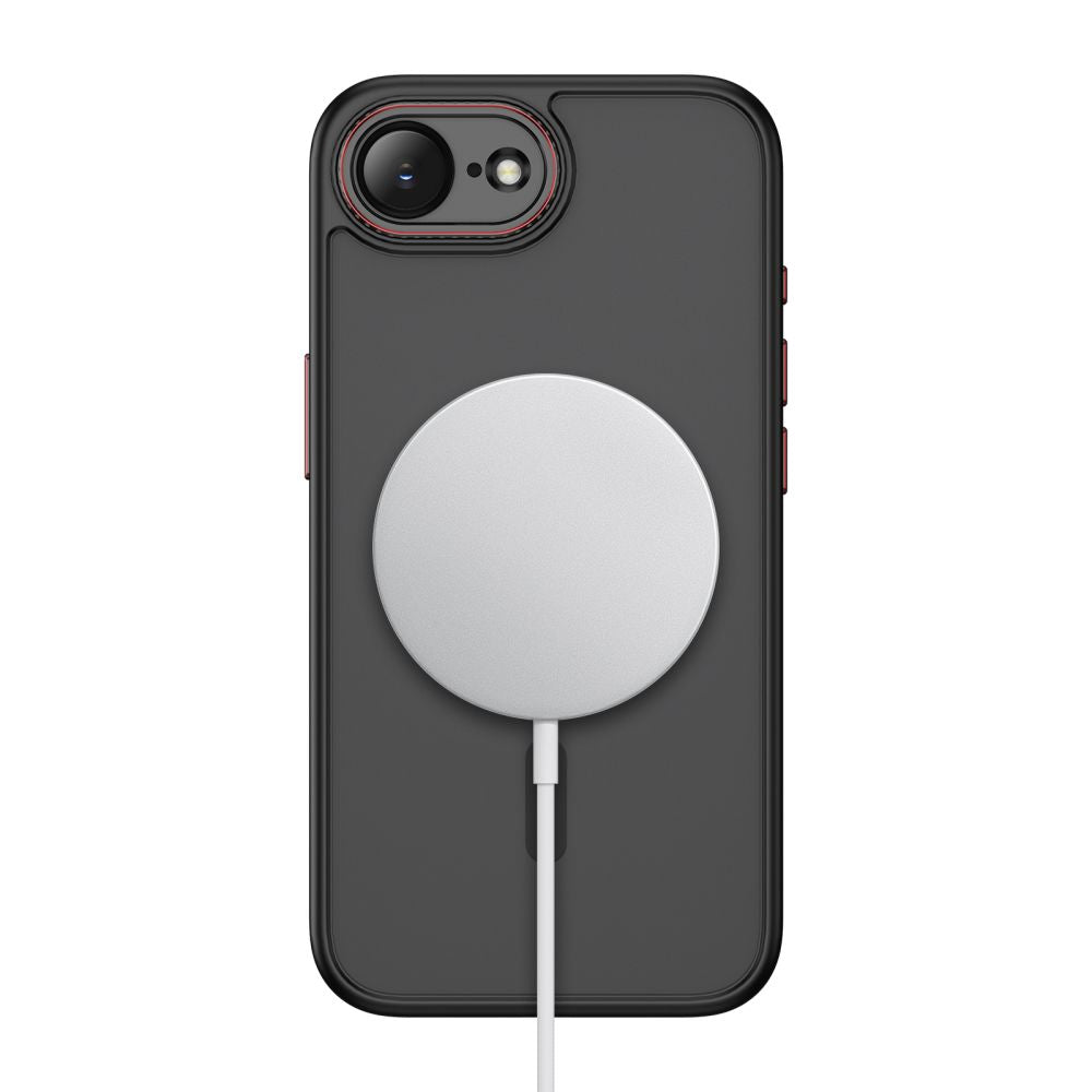 Tech-Protect MagCam Case til iPhone 16E / 17E - Halvt gennemsigtigt