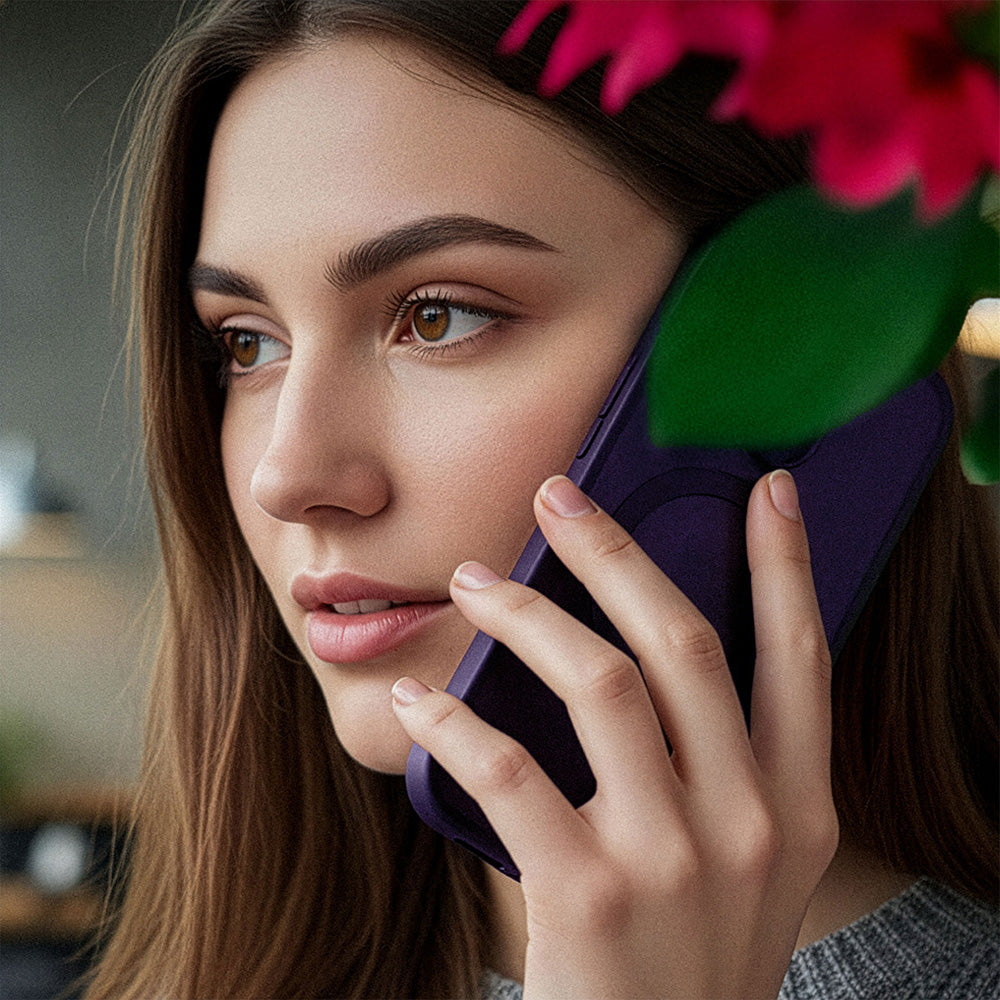 3mk Smoke MagCase til Samsung Galaxy S25 Ultra - Purple-Gennemsigtigt