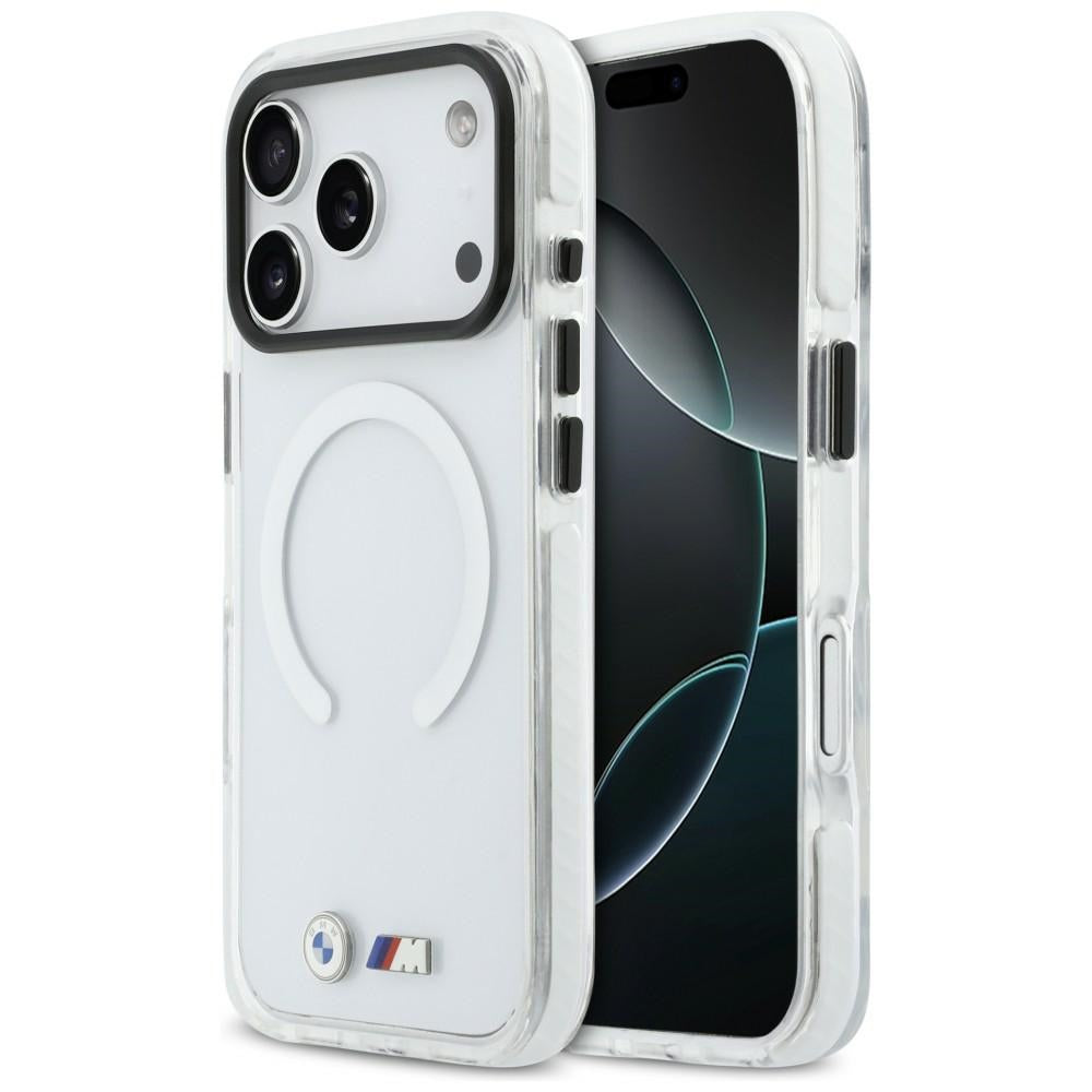 BMW M IML Shockproof Metal Logos MagSafe Case til iPhone 17 Pro - Klar
