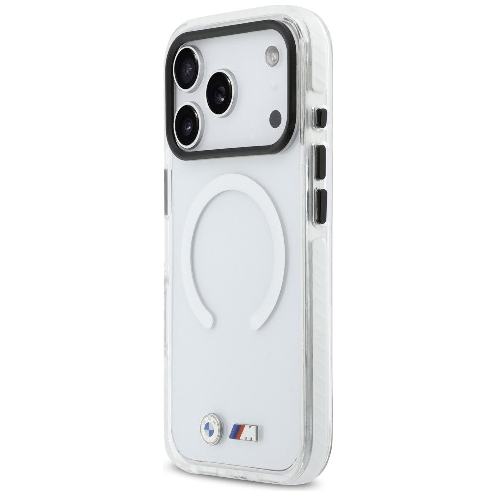 BMW M IML Shockproof Metal Logos MagSafe Case til iPhone 17 Pro - Klar
