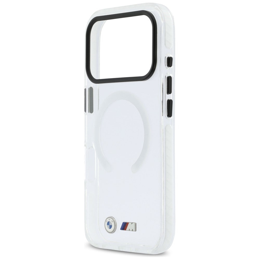 BMW M IML Shockproof Metal Logos MagSafe Case til iPhone 17 Pro - Klar