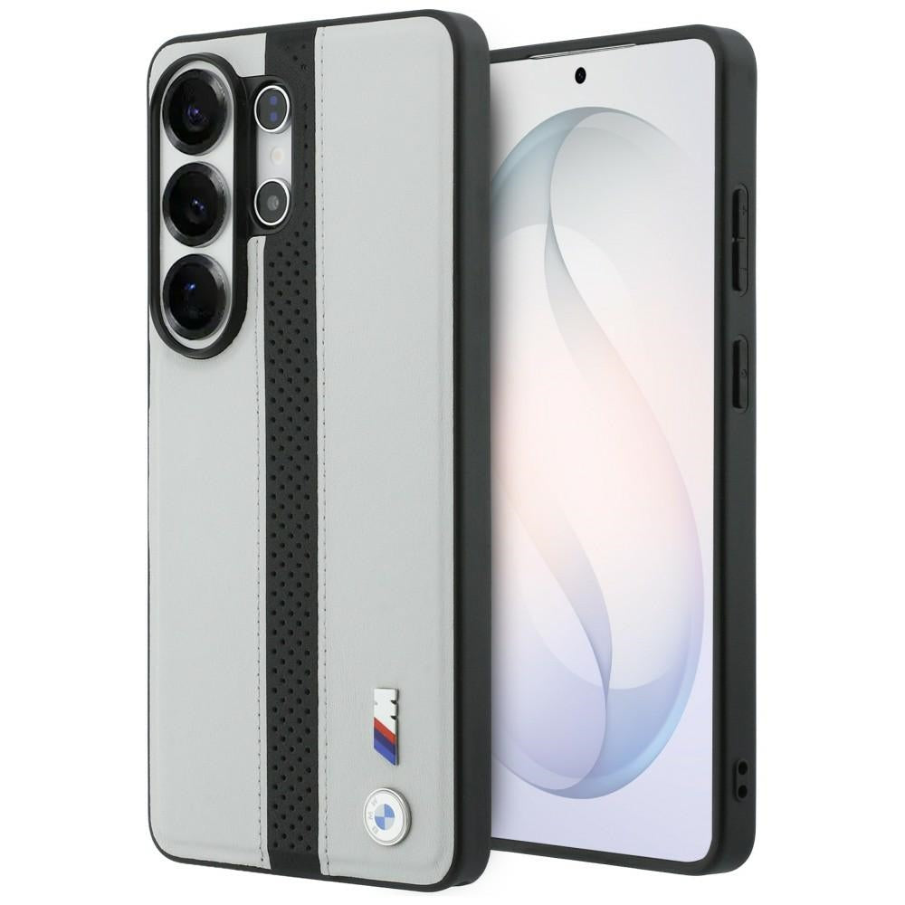 BMW perforeret stribe logo MagSafe Case til Samsung Galaxy S26 Ultra - Grå