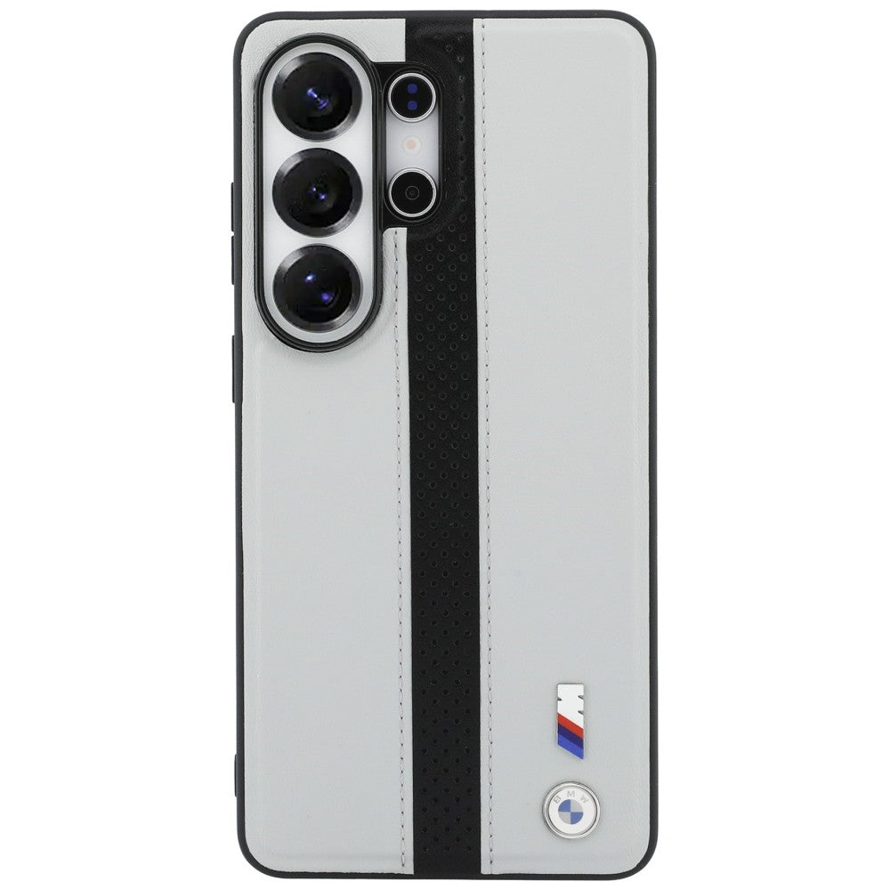 BMW perforeret stribe logo MagSafe Case til Samsung Galaxy S26 Ultra - Grå