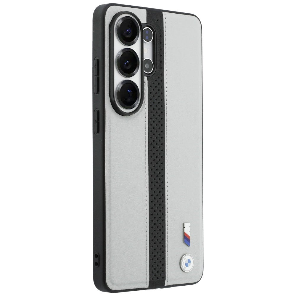 BMW perforeret stribe logo MagSafe Case til Samsung Galaxy S26 Ultra - Grå