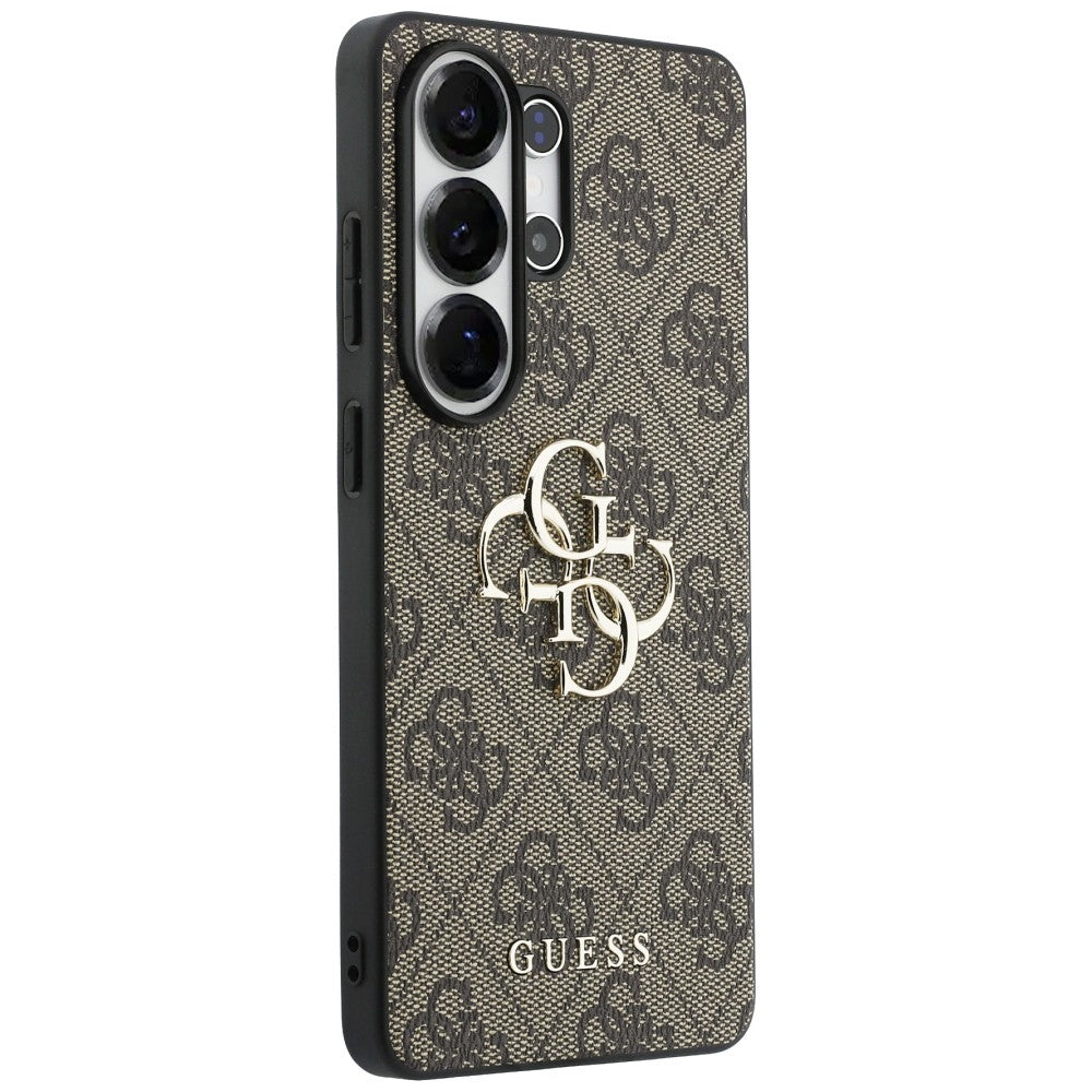 Guess 4G Big Metal Logo Case for Samsung Galaxy S26 Ultra - Brown