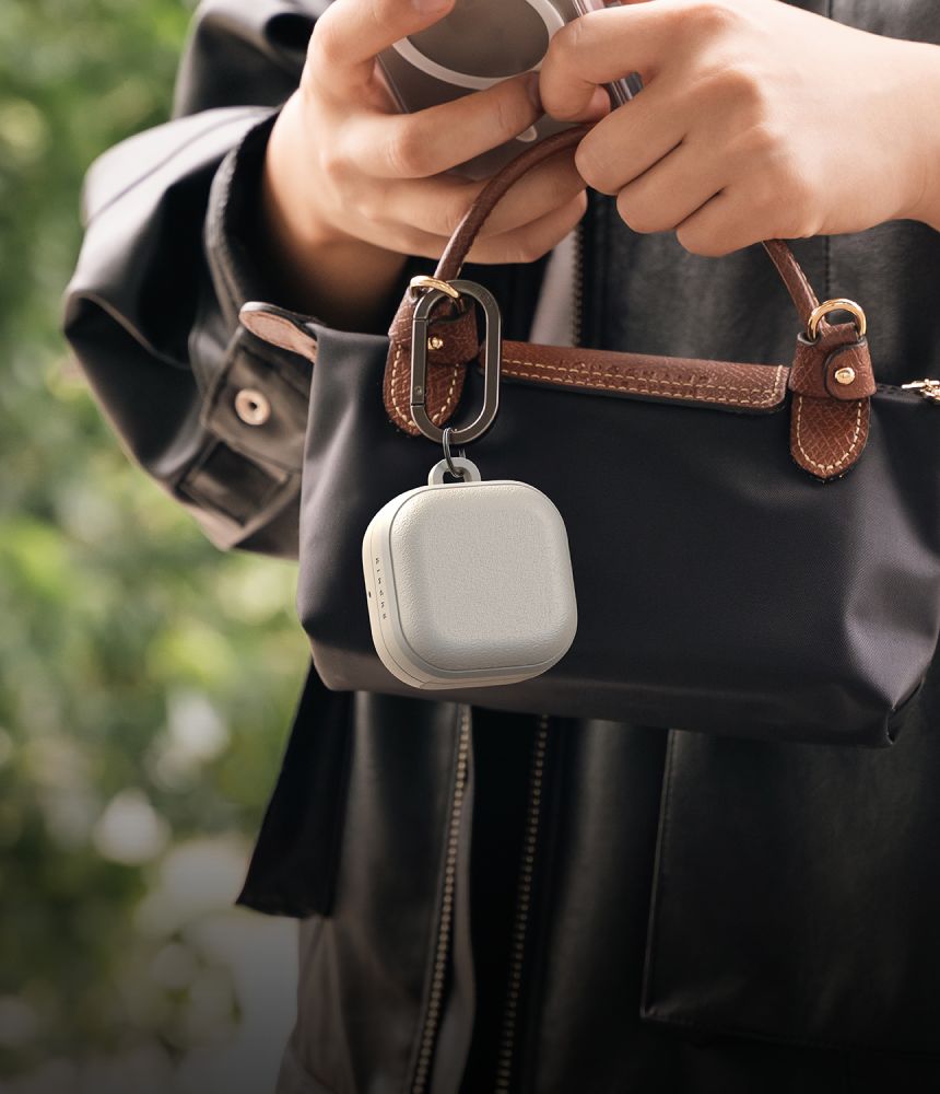 Ringke Onyx Magnetic Case til Samsung Galaxy Buds 4 / 4 Pro - Grå