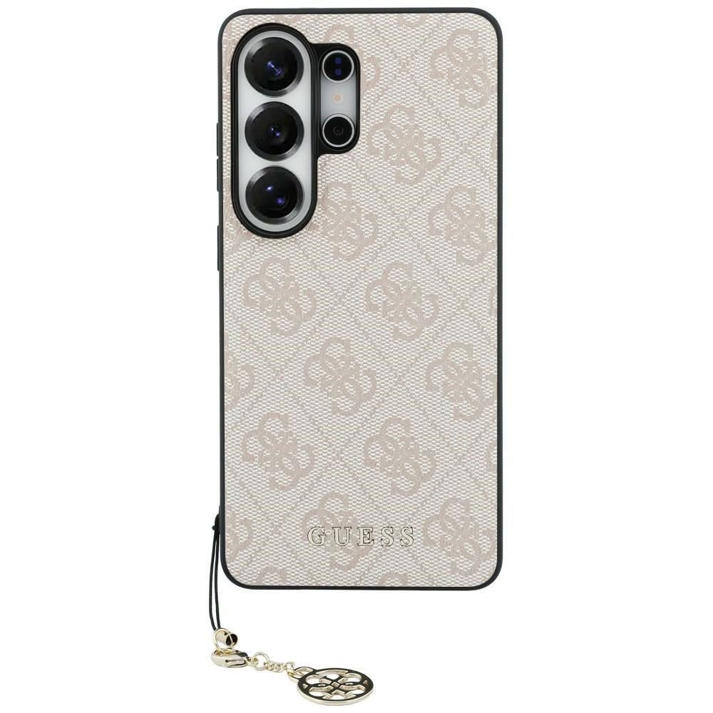 Guess 4G Classic Logo Charm MagSafe Case for Samsung Galaxy S26 Ultra - Pink