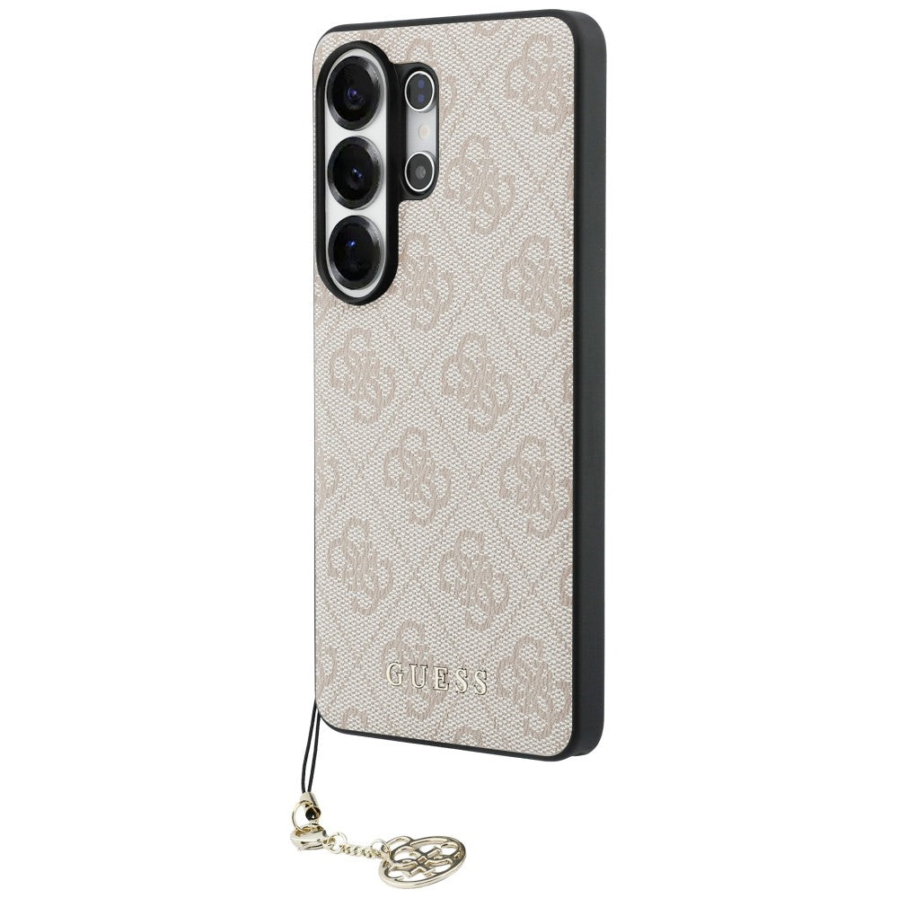 Guess 4G Classic Logo Charm MagSafe Case for Samsung Galaxy S26 Ultra - Pink