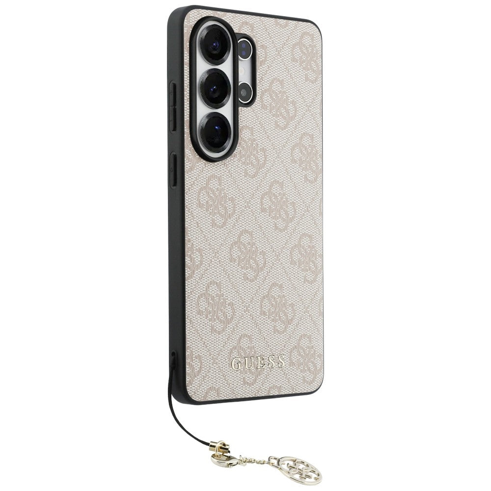 Guess 4G Classic Logo Charm MagSafe Case for Samsung Galaxy S26 Ultra - Pink