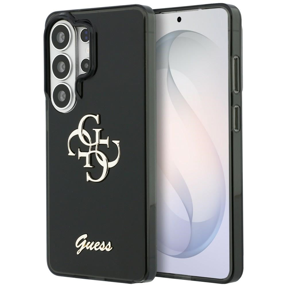 Guess IML Big Metal 4G Script-kasse til Samsung Galaxy S26 Ultra - sort
