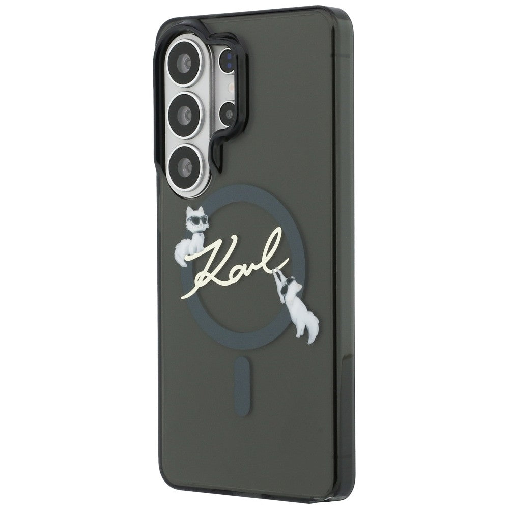 Karl Lagerfeld IML KC Script MagSafe Case for Samsung Galaxy S26 Ultra - Black