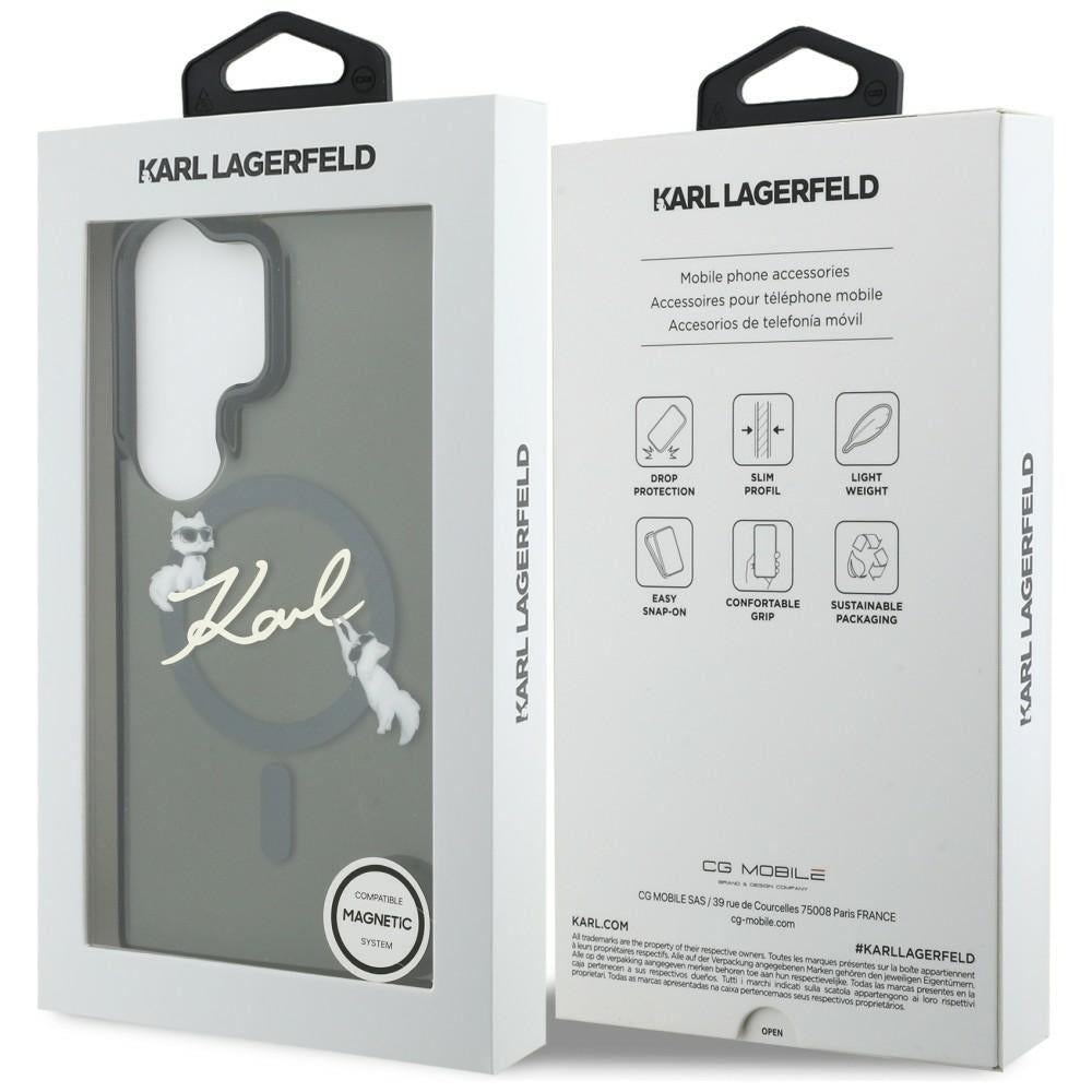 Karl Lagerfeld IML KC Script MagSafe Case til Samsung Galaxy S26 Ultra - sort