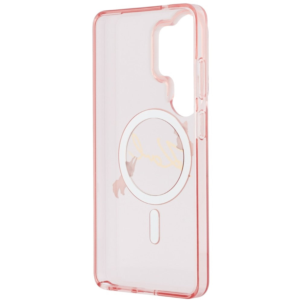 Karl Lagerfeld IML KC Script MagSafe Case til Samsung Galaxy S26 Ultra - Pink