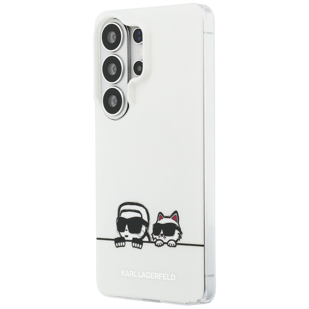 Karl Lagerfeld IML Peekaboo Karl & Choupette MagSafe Case til Samsung Galaxy S26 Ultra - Gennemsigtig