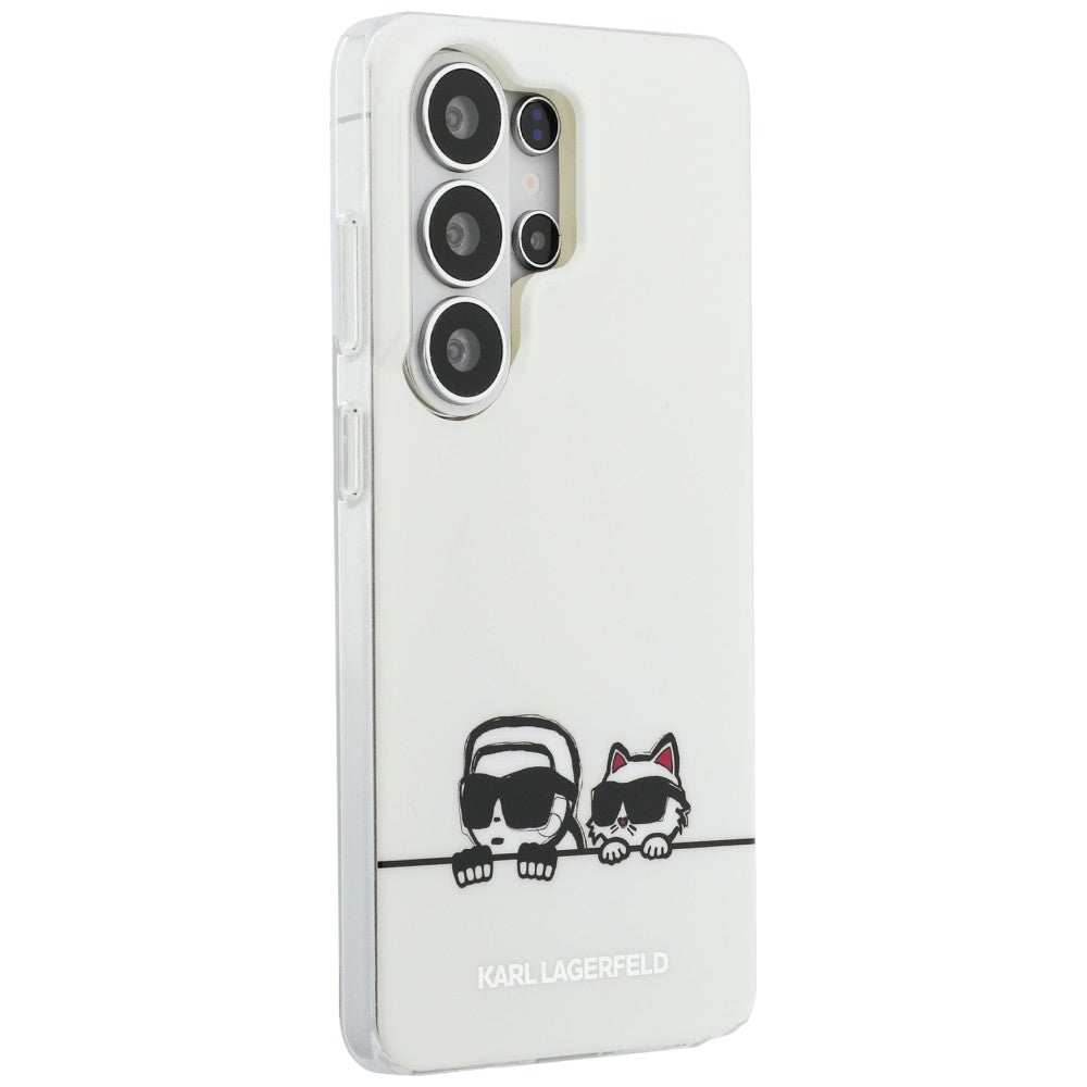 Karl Lagerfeld IML Peekaboo Karl & Choupette MagSafe Case til Samsung Galaxy S26 Ultra - Gennemsigtig