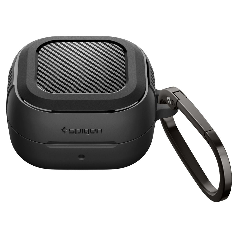 Spigen Rugged Armor Case til Samsung Galaxy Buds 4 / 4 Pro - Matte Black
