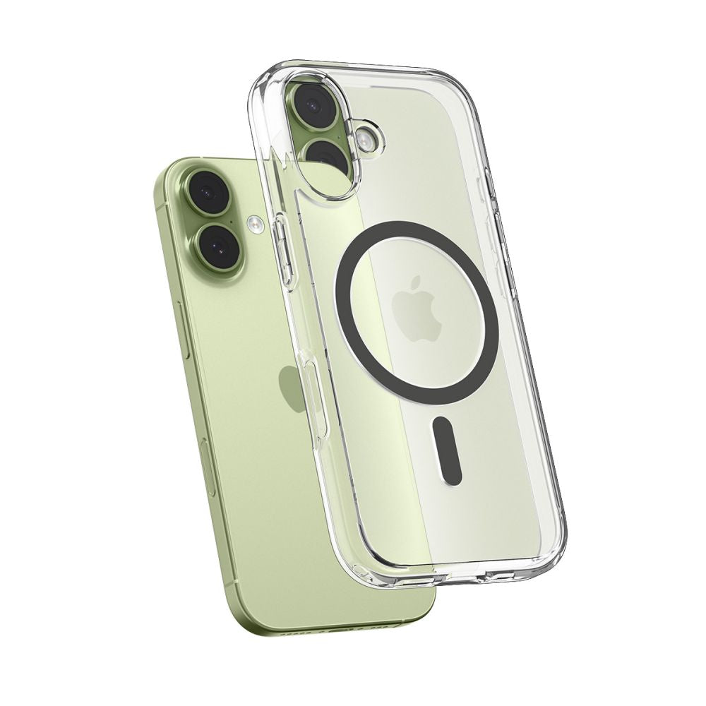 Spigen Ultra Hybrid Magsafe Iphone 17 Klar/Grafit