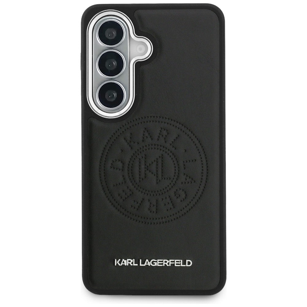 Karl Lagerfeld Perforeret KL MagSafe Case til Samsung Galaxy S26+ - sort