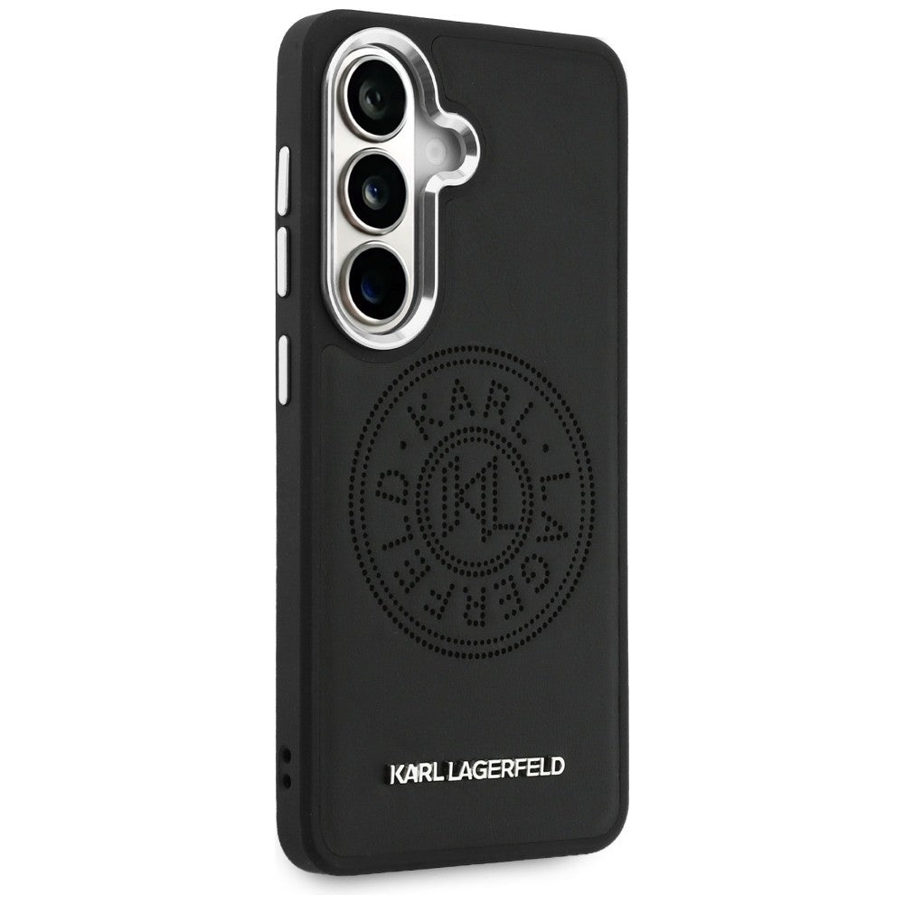 Karl Lagerfeld Perforeret KL MagSafe Case til Samsung Galaxy S26+ - sort