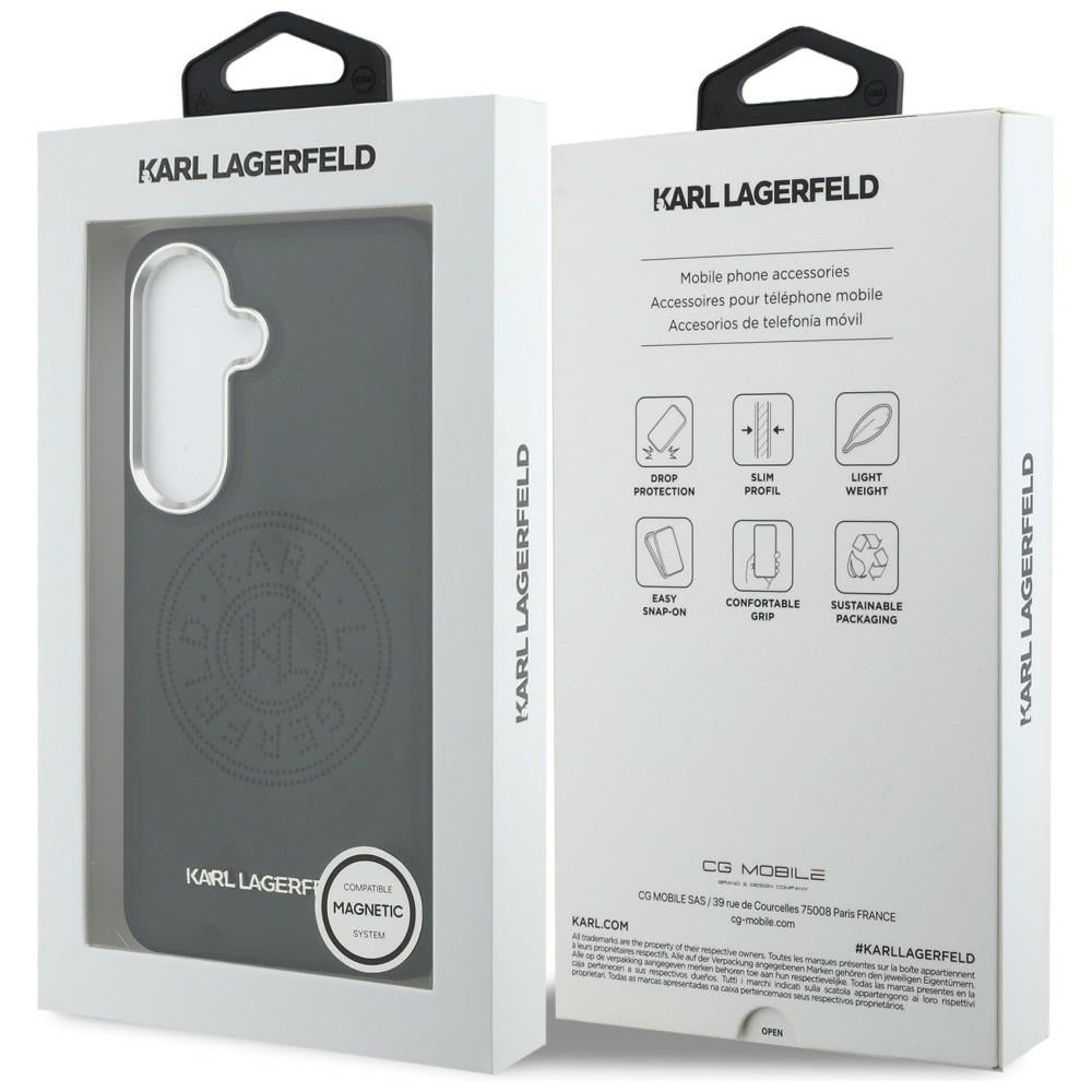 Karl Lagerfeld Perforeret KL MagSafe Case til Samsung Galaxy S26+ - sort