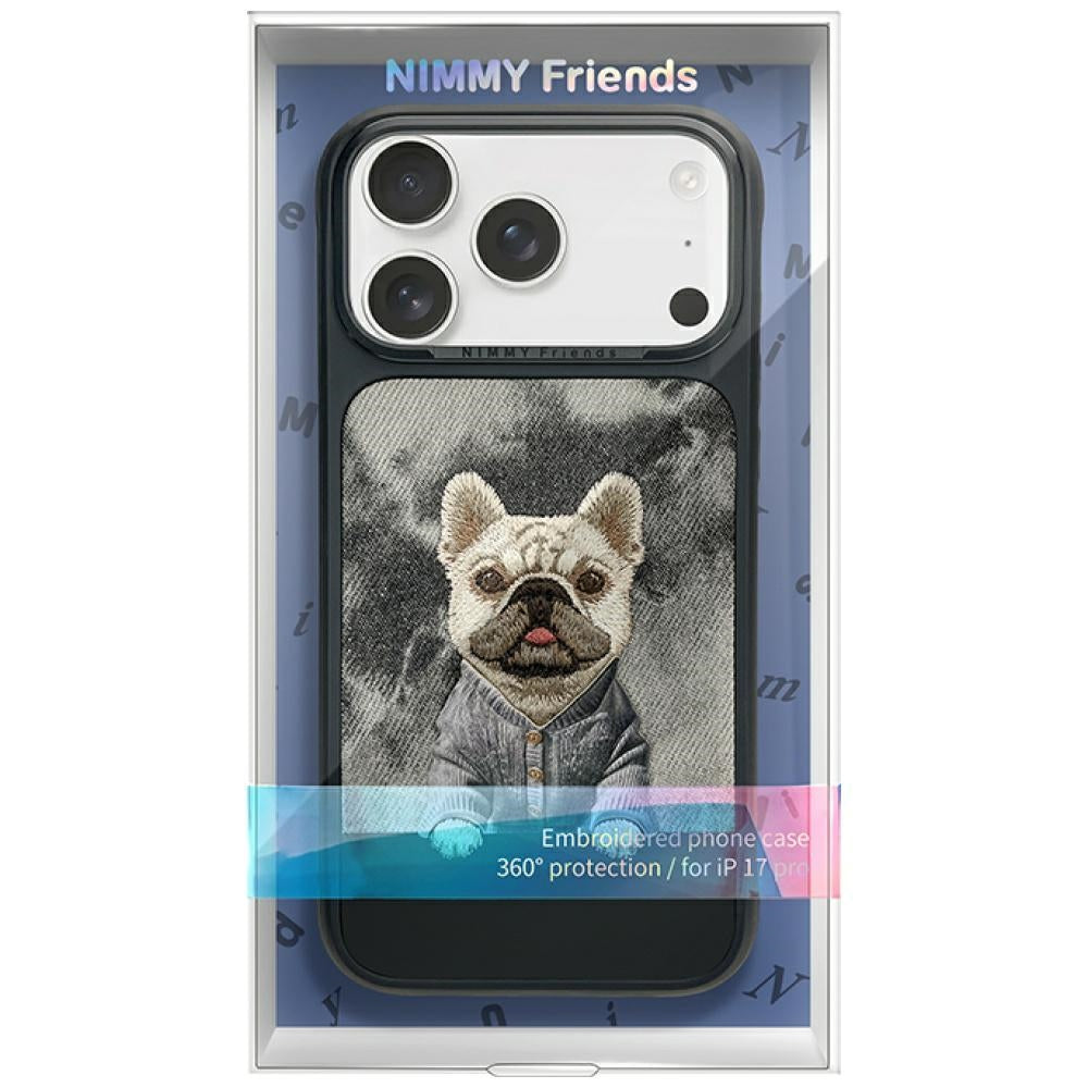 Nimmy Gentle Pets Series Dog MagSafe-fodral til iPhone 17 Pro - sort