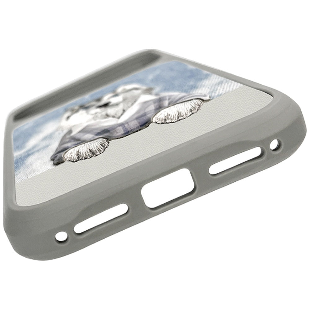 Nimmy Gentle Pets Series Dog MagSafe case til iPhone 17 Pro - grå