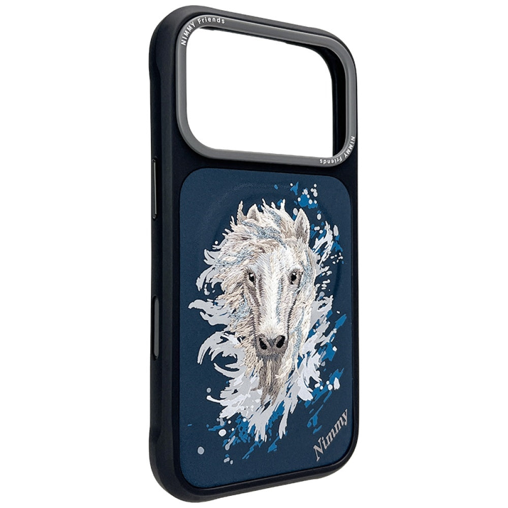 Nimmy the Horse MagSafe Case til iPhone 17 Pro Max - Navy Blue