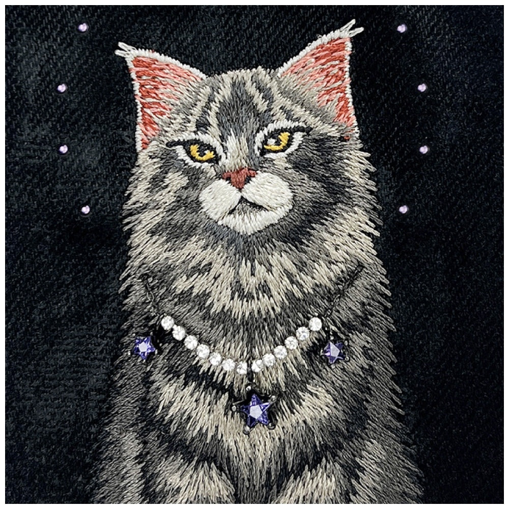 Nimmy Lucky Fashion Cat MagSafe-hylster til iPhone 17 Pro Max - sort