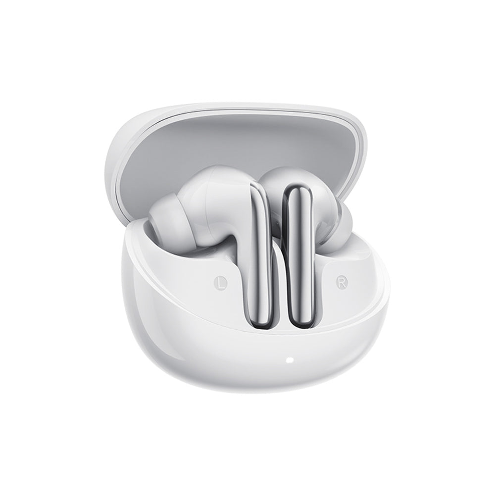 QCY Melobuds N60 Wireless In-Ear Headphones with LDAC and ANC Noise Cancellation - White