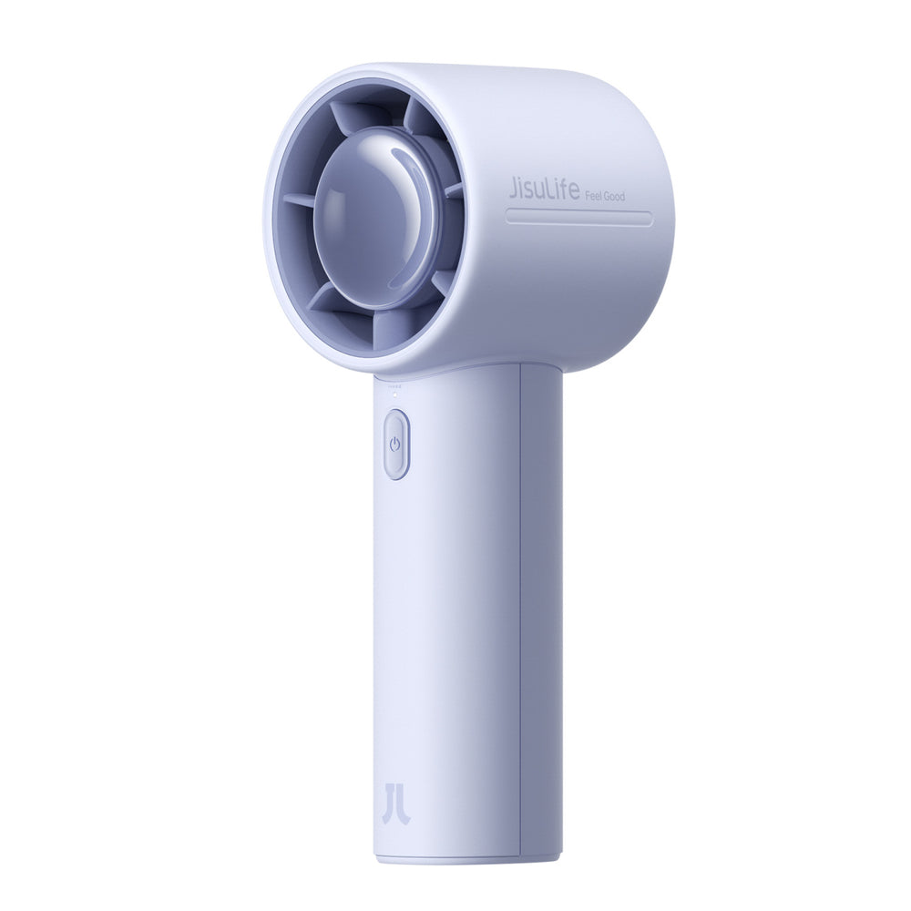 Jisulife håndholdt ventilator 10 4000mAh bærbar USB-ventilator - blå