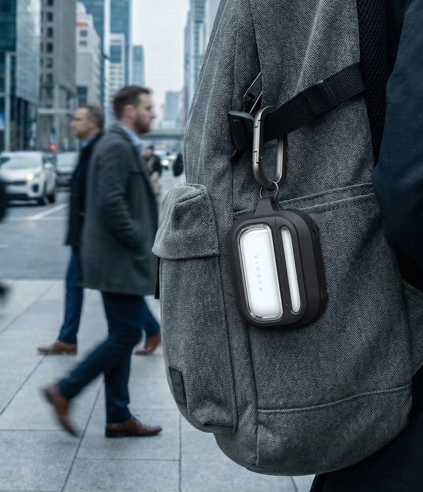 Ringke UX Magnetisk Case til AirPods Pro 3 - sort og klar