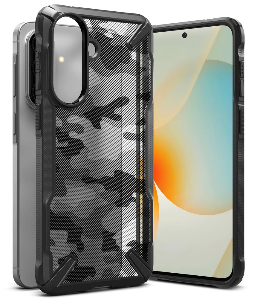 Ringke Fusion X Case til Samsung Galaxy A57 5G - sort og grå