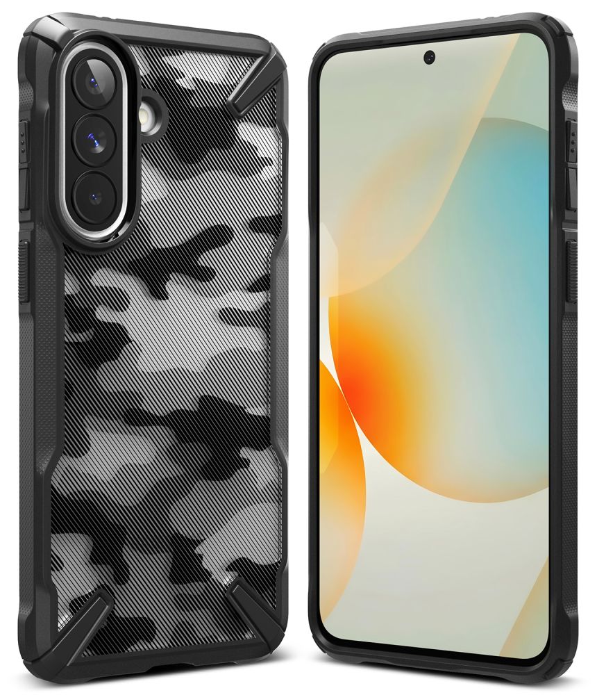 Ringke Fusion X Case til Samsung Galaxy A57 5G - sort og grå