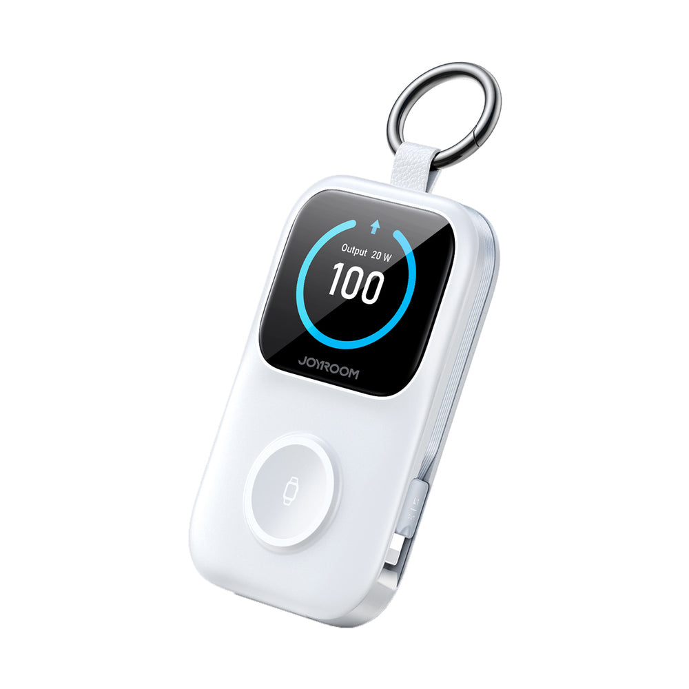 Joyroom JR-W19 5000mAh Powerbank med 5W trådløs uropladning - hvid