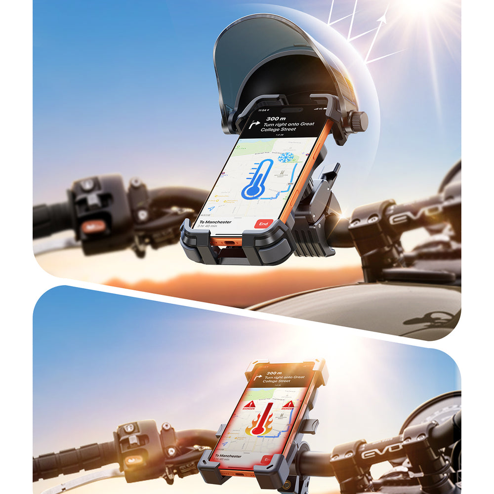 Joyroom JR-ZS528 Bike Holder with Sun Visor - Black