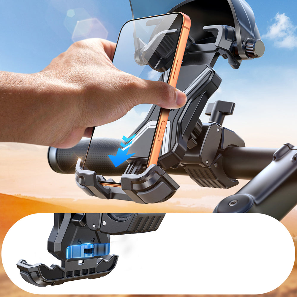 Joyroom JR-ZS528 Bike Holder with Sun Visor - Black