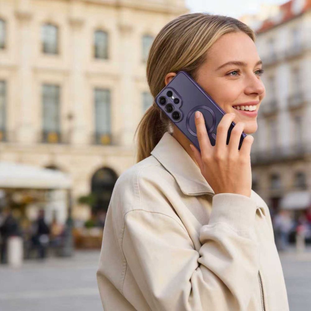 Tech-Protect MagFlex MagSafe Case til Samsung Galaxy S26 Ultra - gennemsigtig lilla