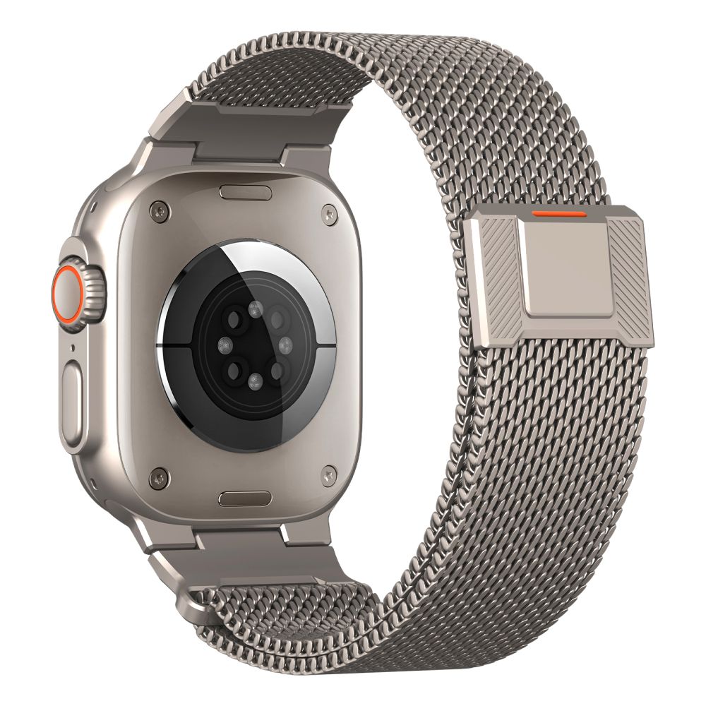 Tech-Protect Milano Vanguard Armbånd til Apple Watch (44 / 45 / 46 / 49 mm) - Titan