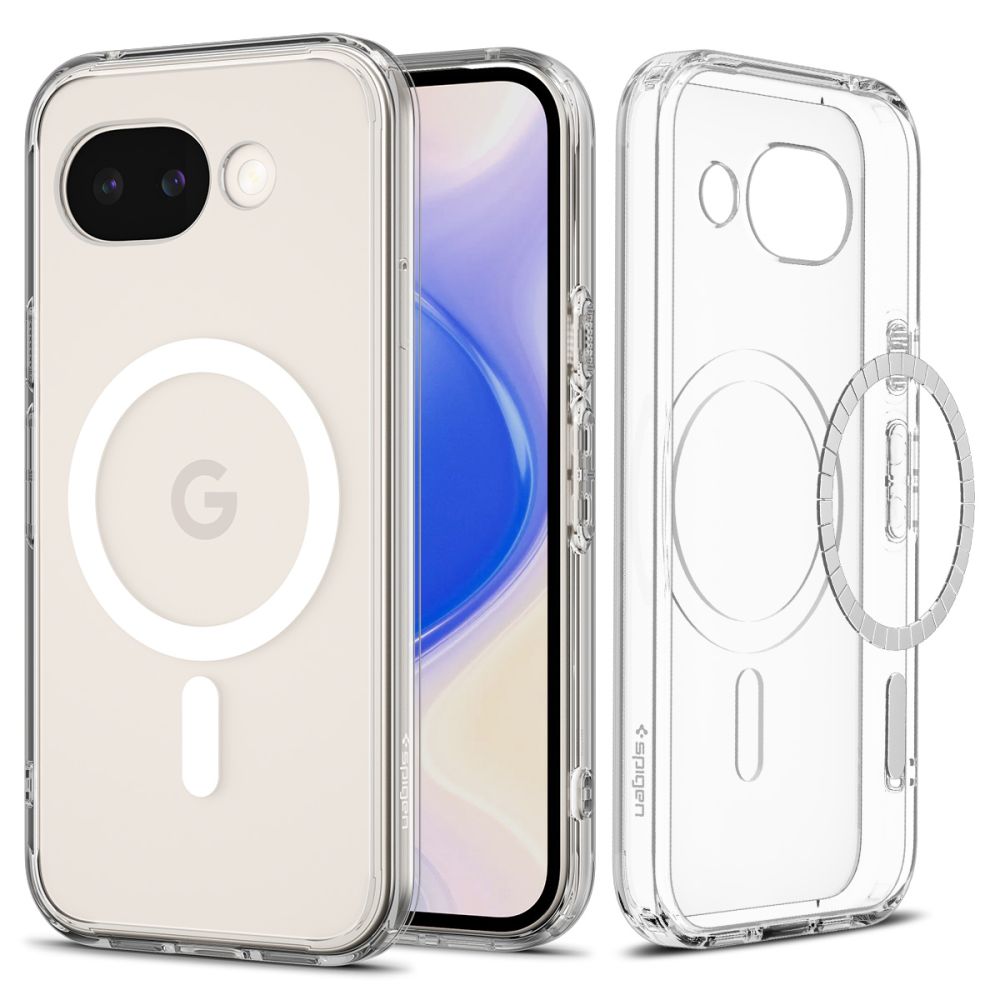 Spigen Ultra Hybrid Mag MagSafe Case til Google Pixel 10A - Klar og hvid