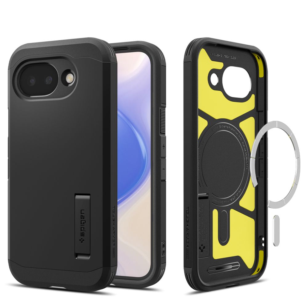 Spigen Tough Armor Mag MagSafe-hylster til Google Pixel 10A - sort