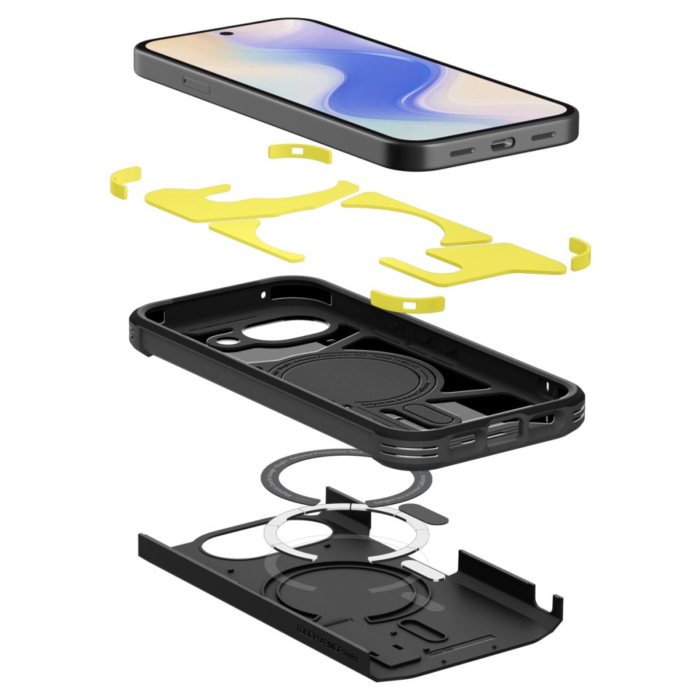 Spigen Tough Armor Mag MagSafe-hylster til Google Pixel 10A - sort
